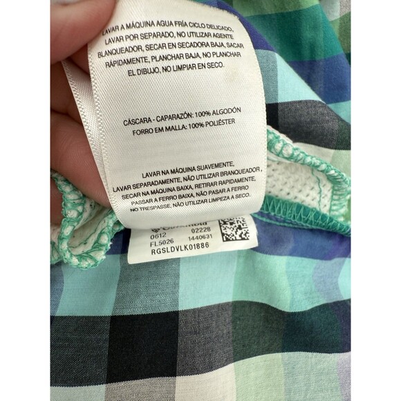 Columbia Super Bonehead PFG Dress MEDIUM Plaid Sleeveless 1/2 Button Down - Picture 15 of 16